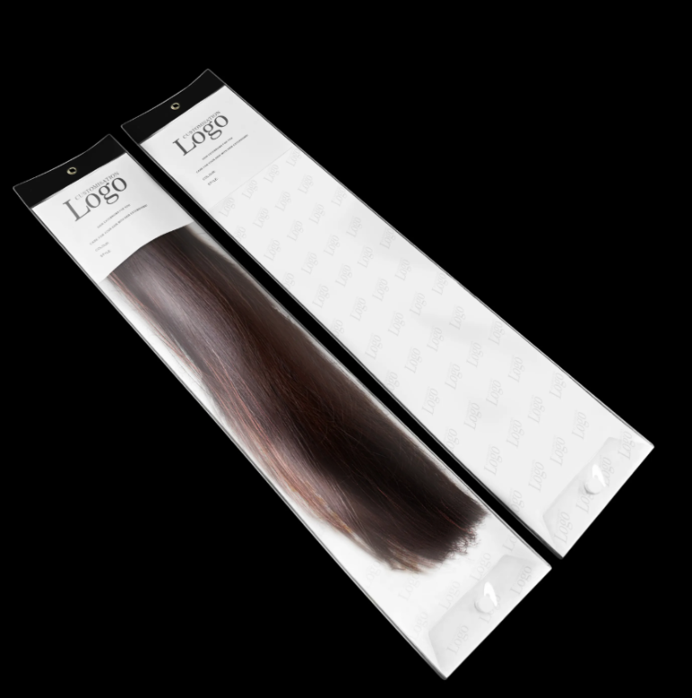 Custom Clear PVC Hanging Bags for Wigs and Hair Extensions – Durable Packaging f